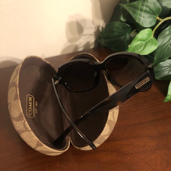 Coach L923 Rita Dark Tortoise Sunglasses - Picture 6 of 10